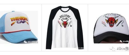 Amazon热门话题！《怪奇物语》Hellfire Club地狱火俱乐部会员衬衫