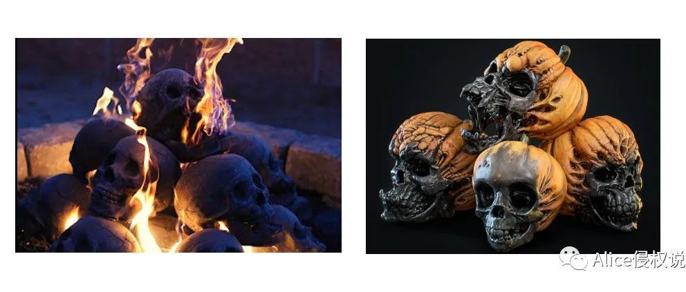 万圣节题材高发侵权重点！头骨衍生品又来了