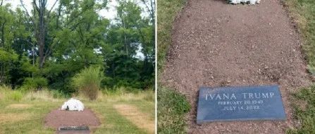 死后避税? 球场成了墓地，特朗普前妻被埋在高尔夫球洞旁边