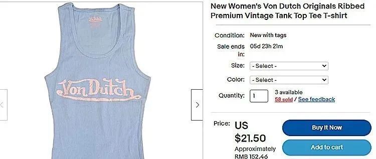 GBC代理美国知名品牌VON DUTCH维权！品牌方Royer Brands已提出延长TRO禁令，10月5日出庭！