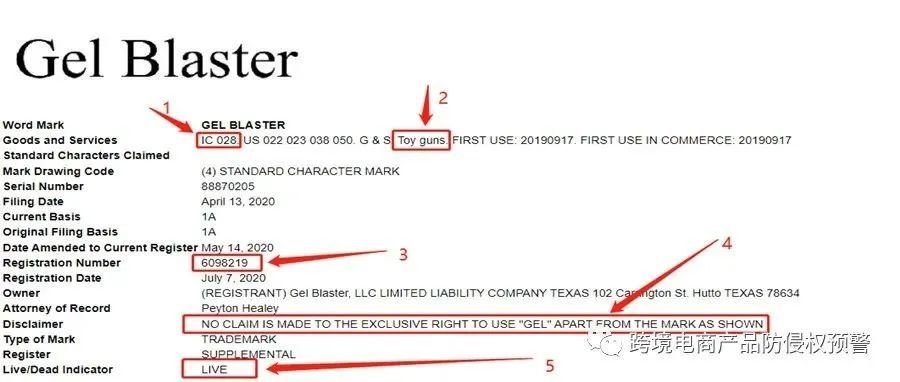 美国商标里的5个关键信息，决定是否侵权
