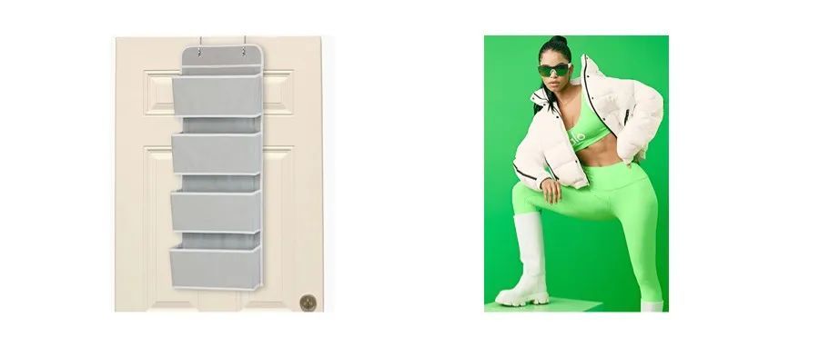 一款悬挂式收纳袋专利维权，附被告名单；ALO瑜伽服饰商标维权公告