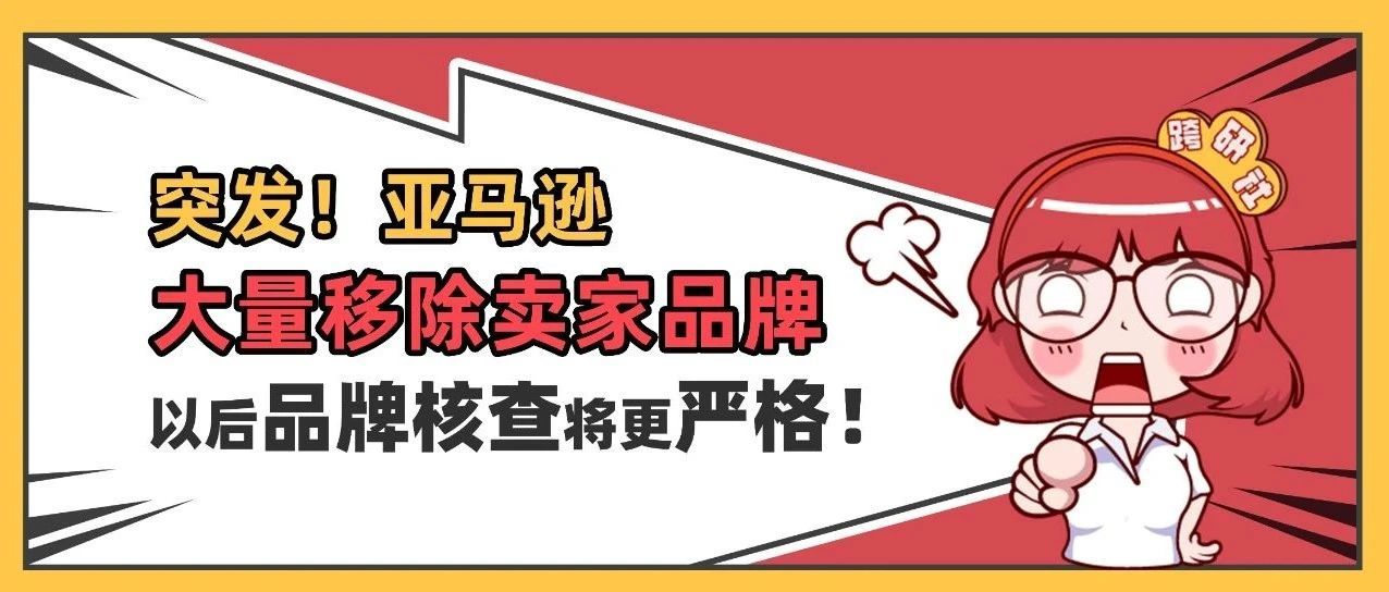 大量亚马逊卖家突遭品牌移除！提交申诉要注意3点！