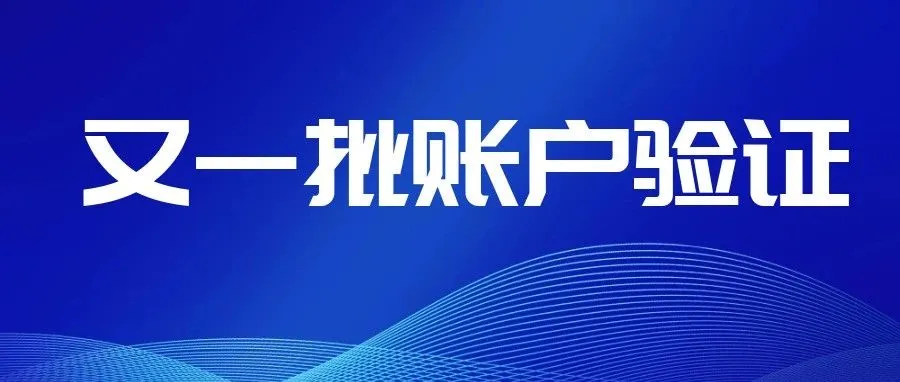 上个月刚验证完，又要再一次账户验证！