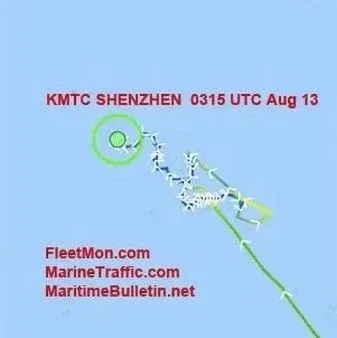 突发！一集装箱船起火！曾挂靠青岛、上海、香港