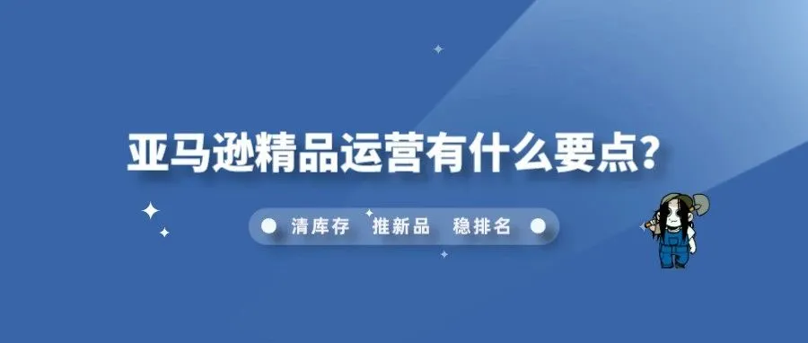 亚马逊精品运营有什么要点？