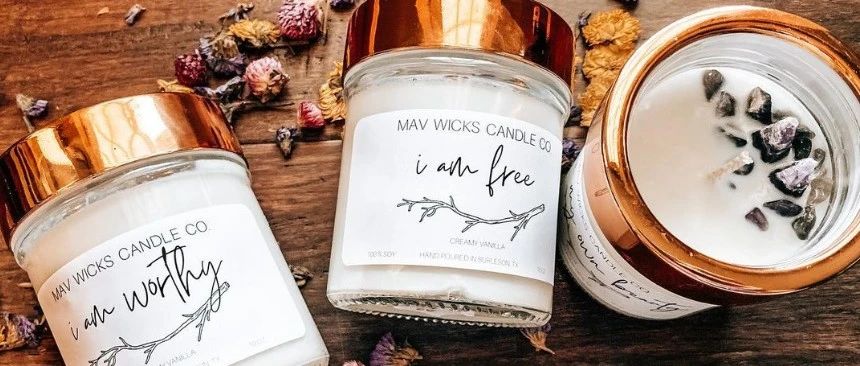 圣诞预热！月销售额22.8万美金的香薰蜡烛品牌Mav Wicks Candle Co，登上TikTok美国小店月榜Top5