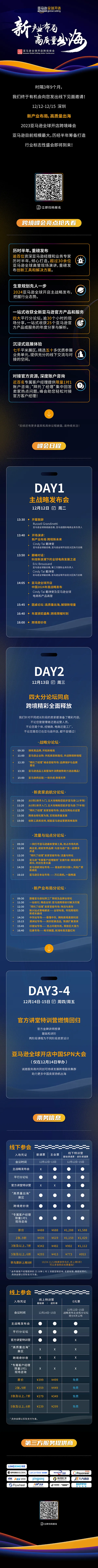 12/12-15,深圳!2023亚马逊全球开店跨境峰会来了!