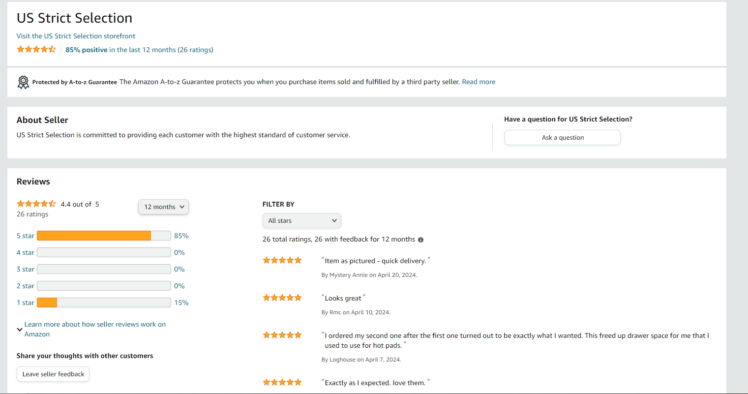 美国US Strict Selection