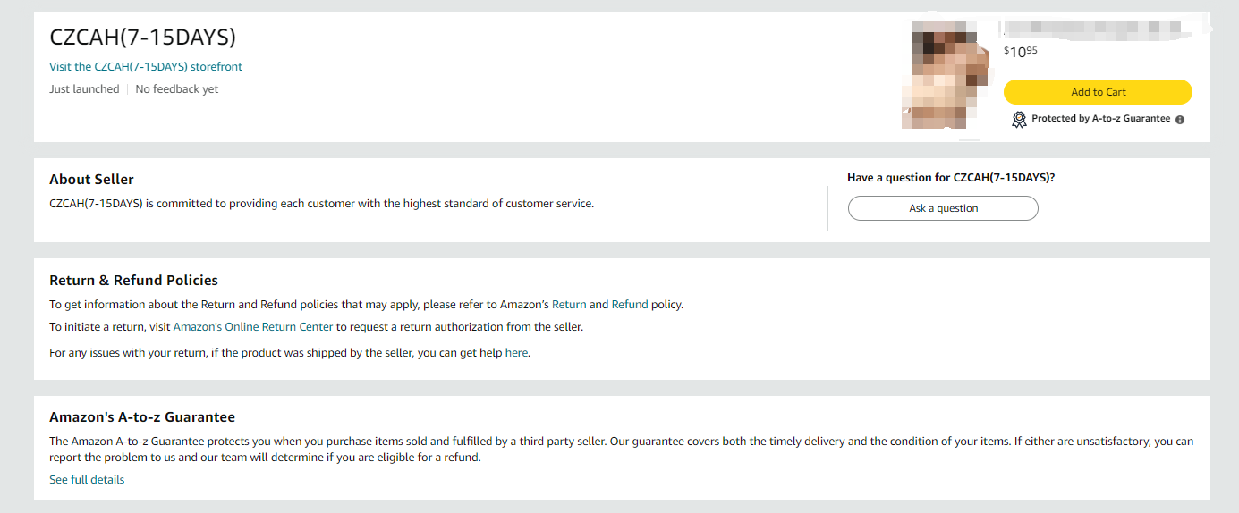 美国CZCAH(7-15DAYS)