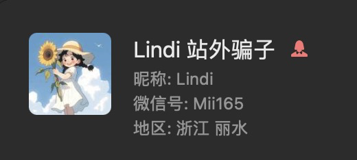 Lindi美国Mii165