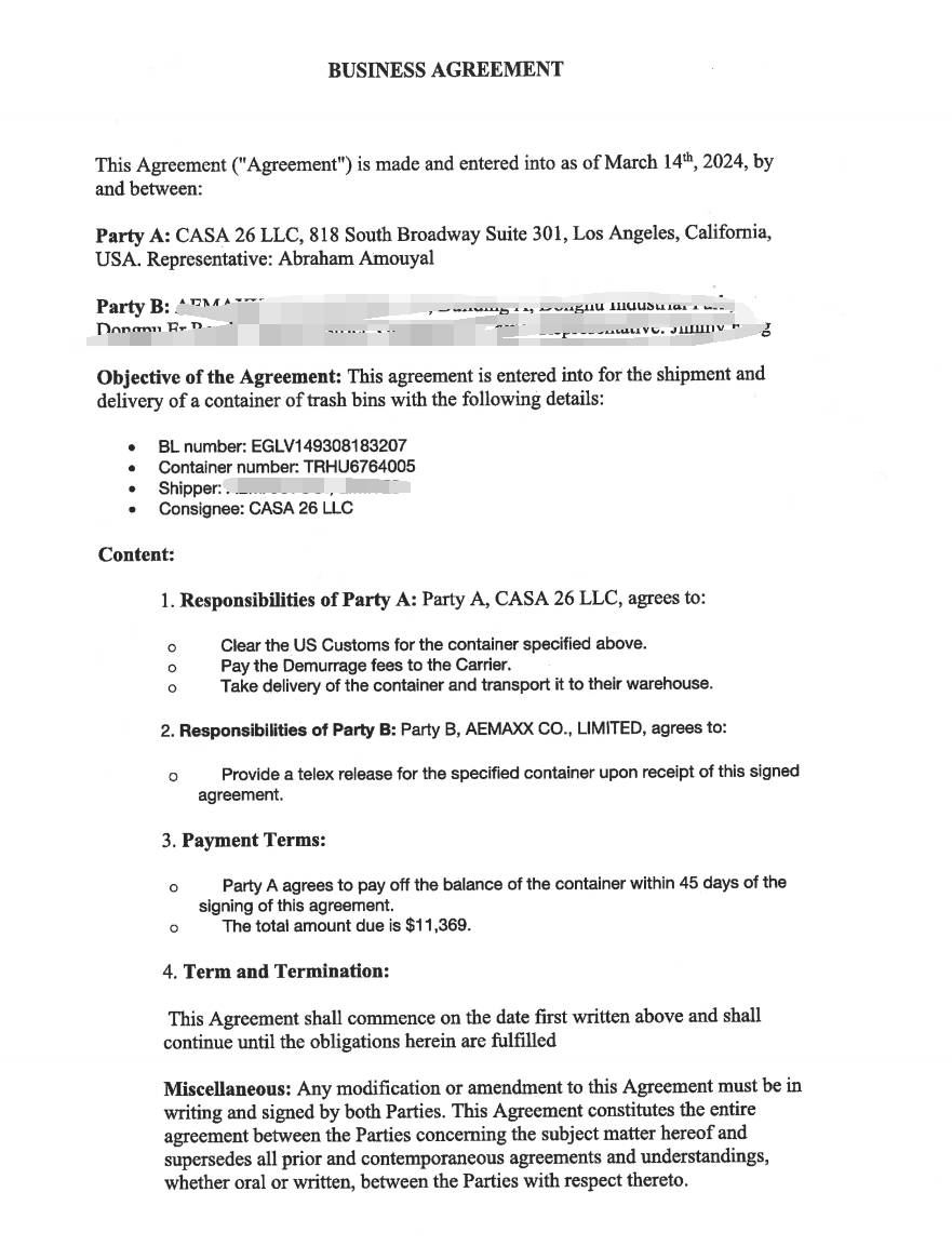 CASA 26 LLC 骗子美国paul@fholdings.hk