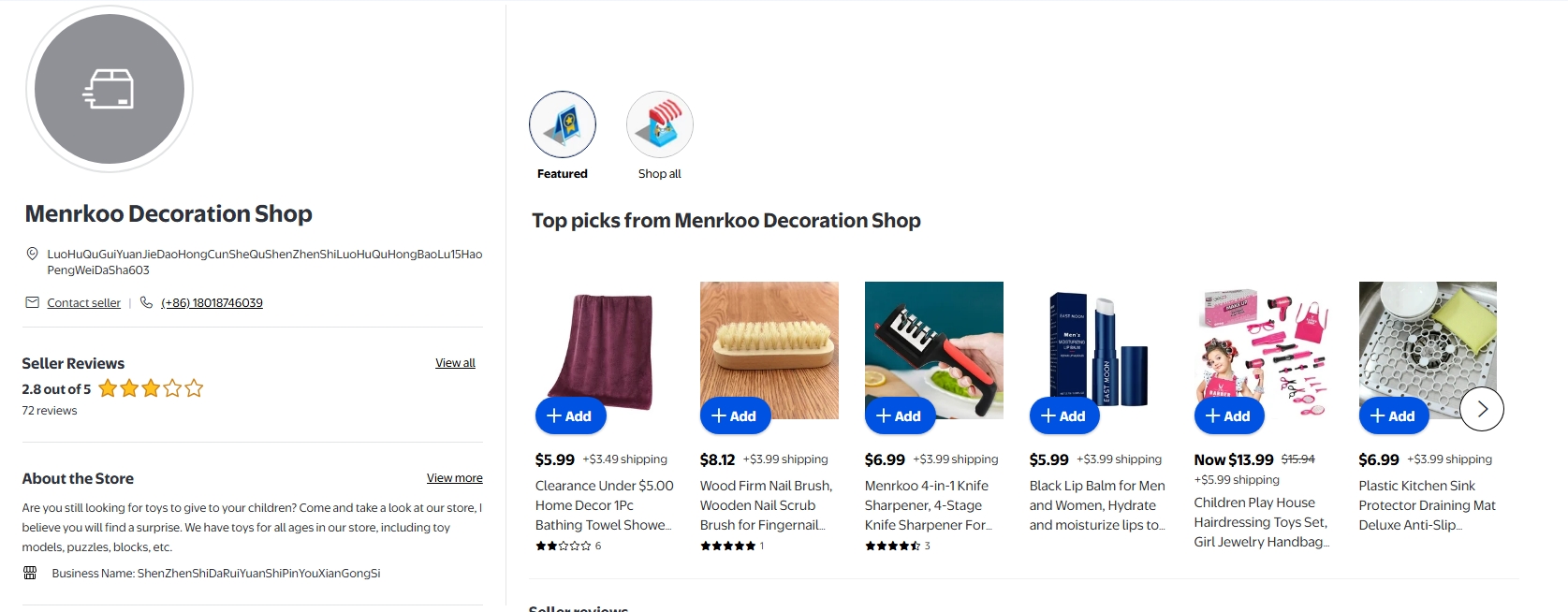 美国Menrkoo Decoration Shop