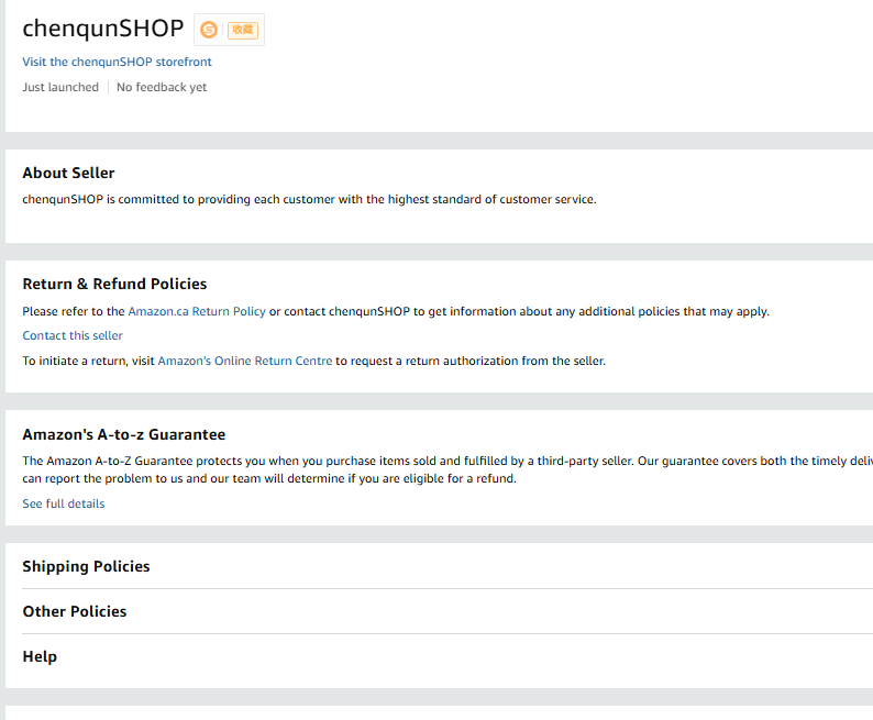 加拿大chenqunSHOP