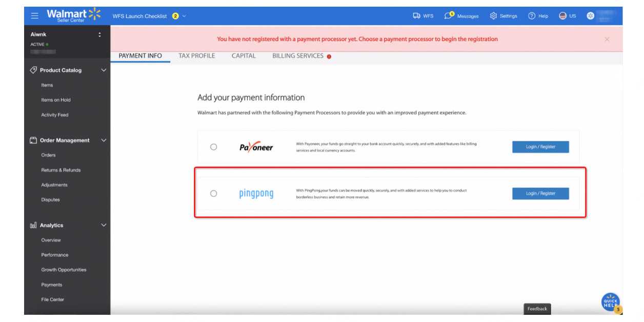 Walmart美国站卖家绑定PingPong收款指引-第6张图片