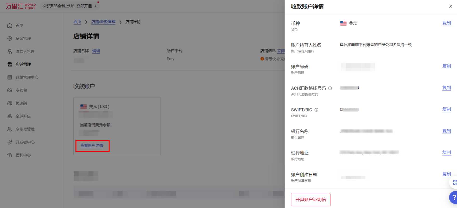 Etsy美元收款账户绑定指南-第4张图片