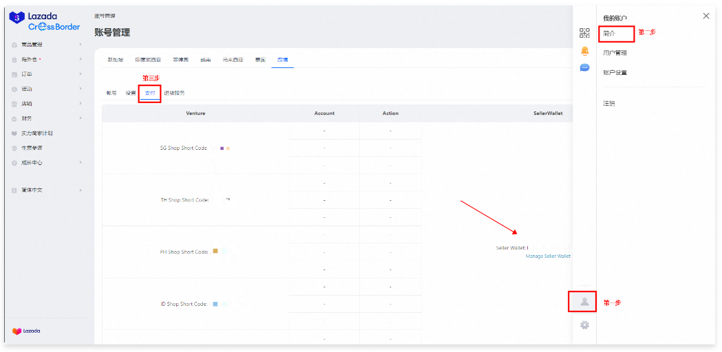 Lazada跨境店铺收款账户绑定指南-第4张图片