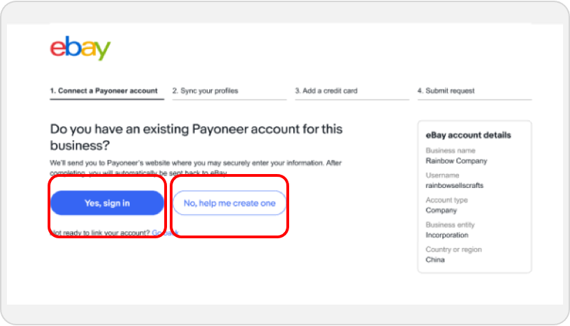 企业卖家入驻eBay指南之管理支付注册-第11张图片
