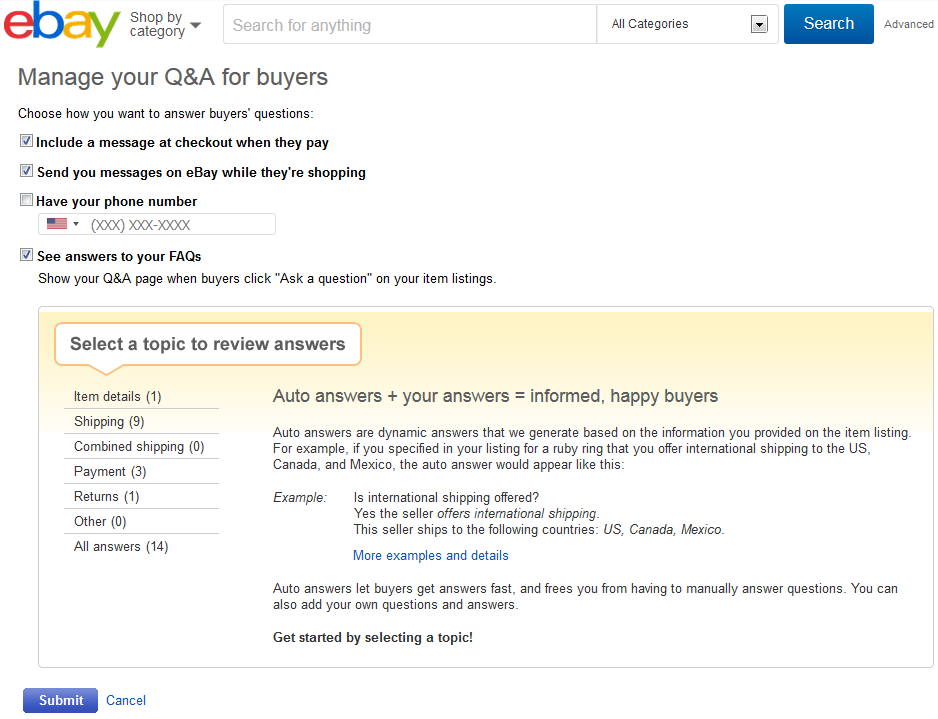 ManageyourQ&Aforbuyers设置买家常见问答-第2张图片